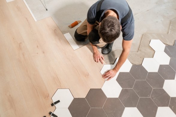 Flooring installation services in Columbia City, IN